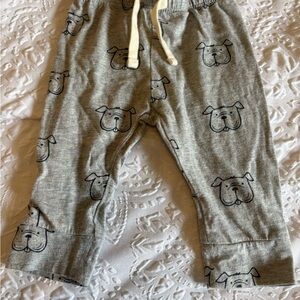 GAP Gray Dog Print Kids Leggings